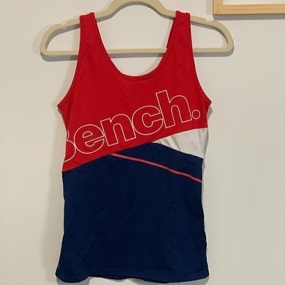 EXCELLENT CONDITION Bench Clothing Sport Woman Tops T-Shirt Straps Size XS Gym M - Picture 8 of 9